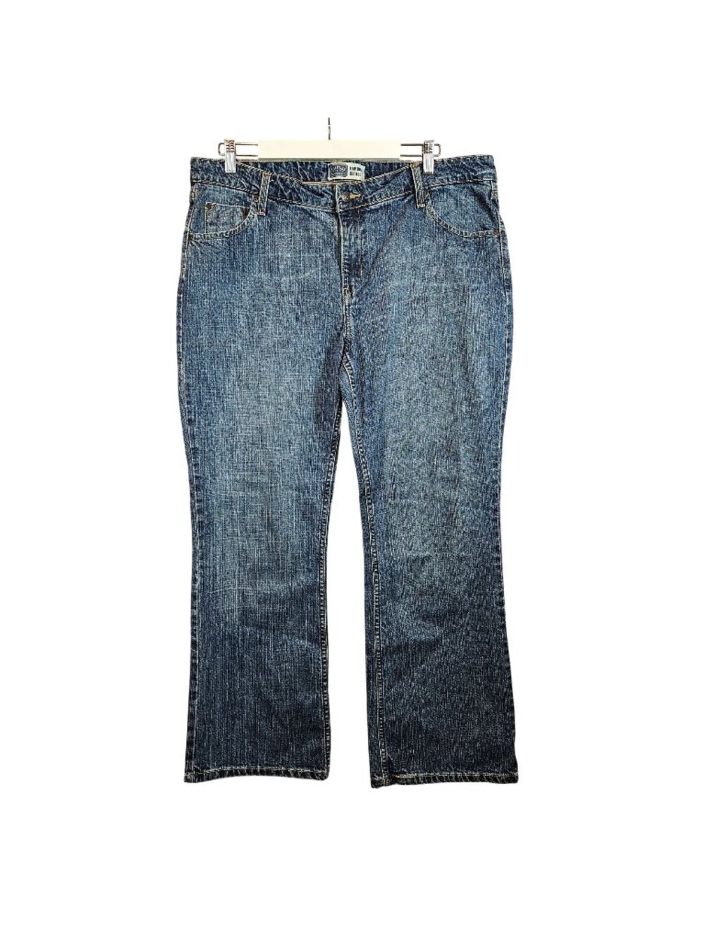 Signature By Levi Strauss Womens 18 Mid Rise Bootcut Jeans Blue Denim med wash